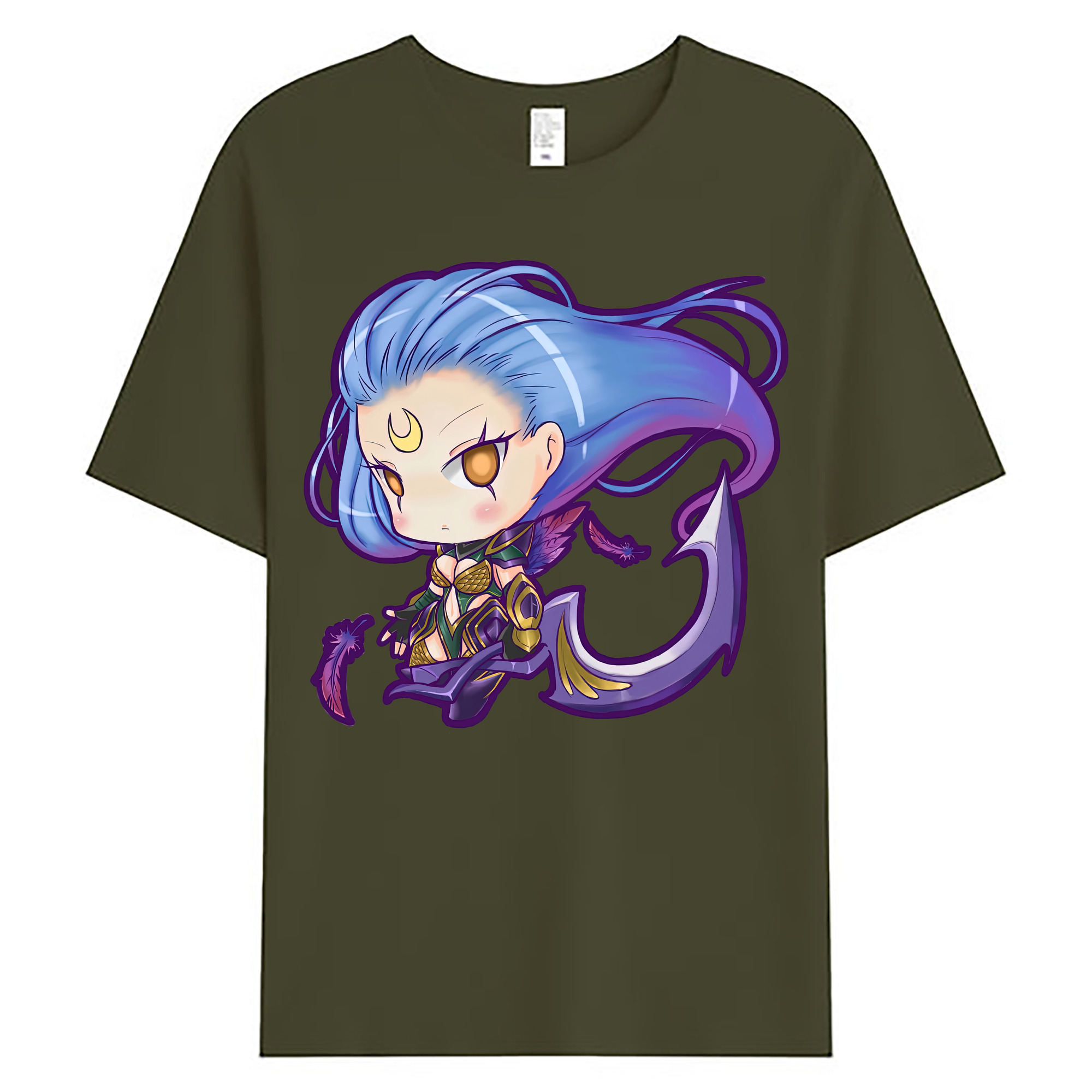 （画像用） リーグ・オブ・レジェンド League of Legends LOL 綿100％ メンズ半袖Tシャツ｜肌触りやわらか＆通気性